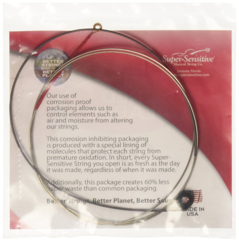 Super Sensitive Red Label 6127 Cello D String, 4/4, 1/2, 1/4, 1/8, 3/4, 4/4 - Image 2